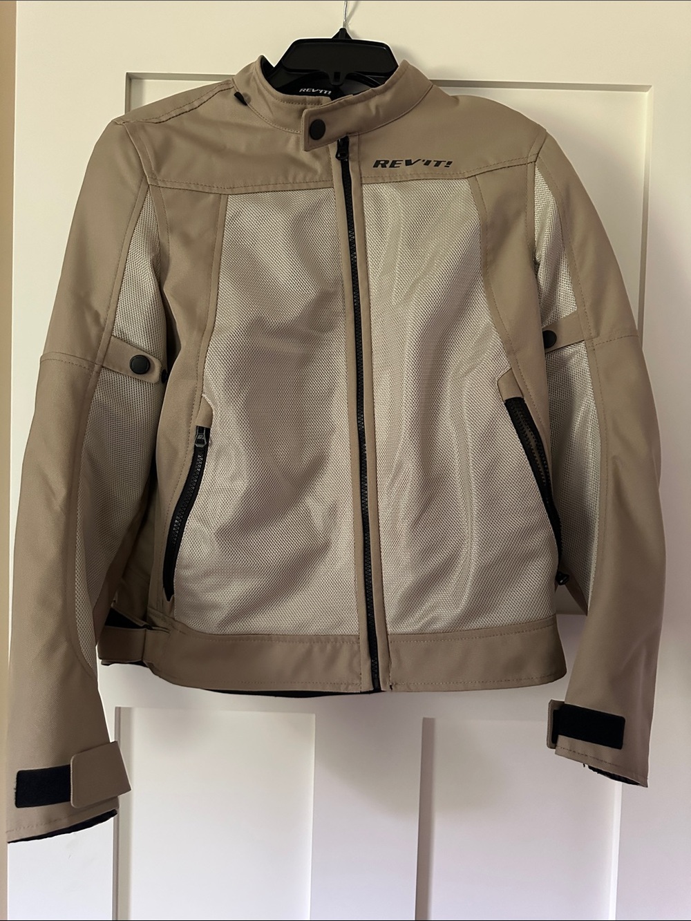 REV'IT! Women's Beige Mesh Utility motorcycle Jacket (size 40/small)